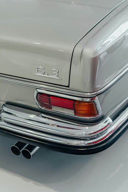 Luxury vintage car design